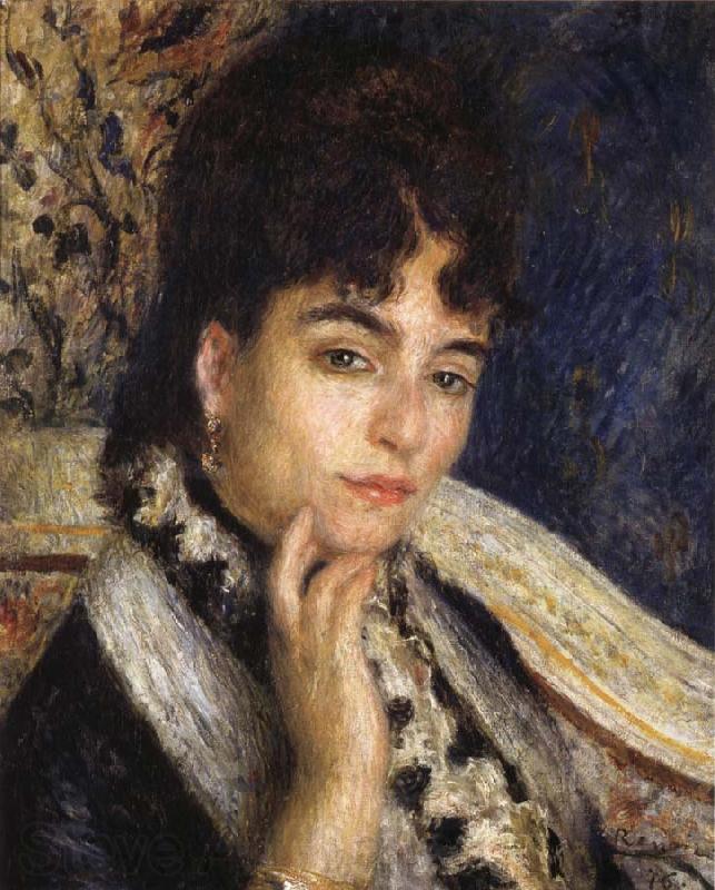 Pierre Renoir Madame Alphonse Daudet Norge oil painting art
